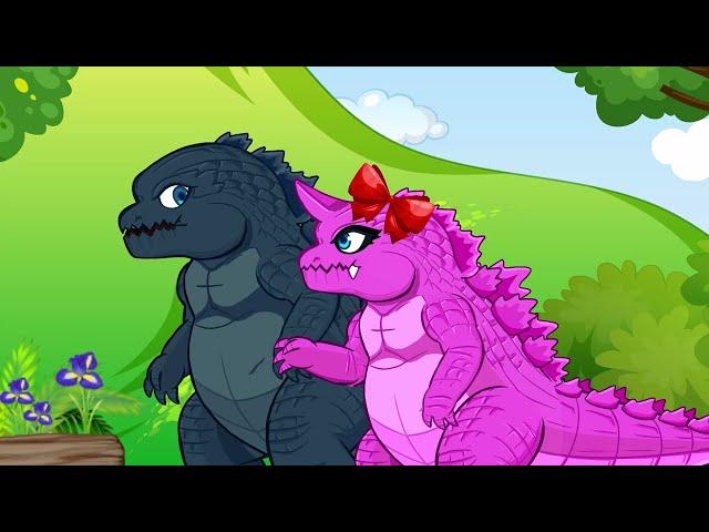 POOR BABY GODZILLA & KONG LIFE: Good Baby or Bad Baby?? | Godzilla Animation