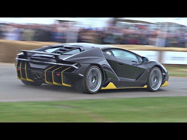 Lamborghini Centenario Launch Control Accelerations & LOUD Sounds!