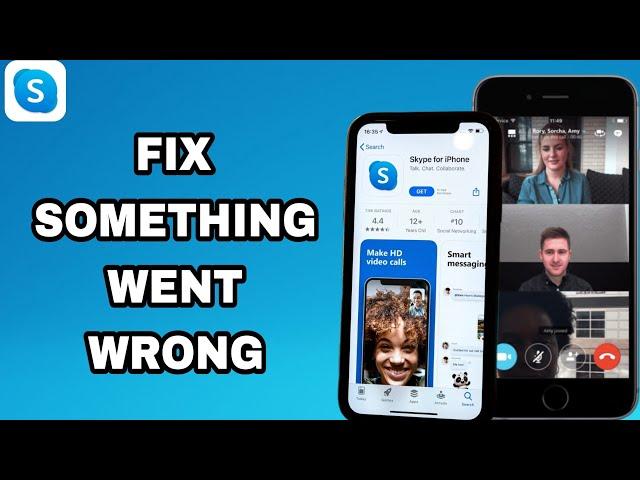 How To Fix And Solve Skype App Something Went Wrong | Final Solution