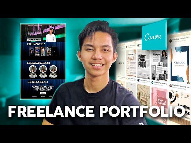 Freelance Portfolio: How To Create It For Free Using Canva!