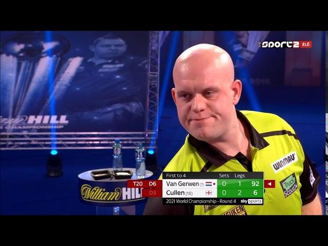 82) Michael van Gerwen vs Joe Cullen 2021 PDC World Darts Championship 2020.12.29 Round 3