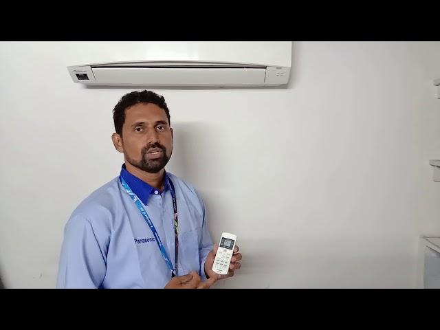 How to check error on Panasonic Inverter AC