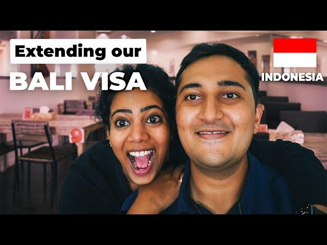 We EXTENDED our Bali Tourist Visa for ANOTHER MONTH!  (60 days in Indonesia)