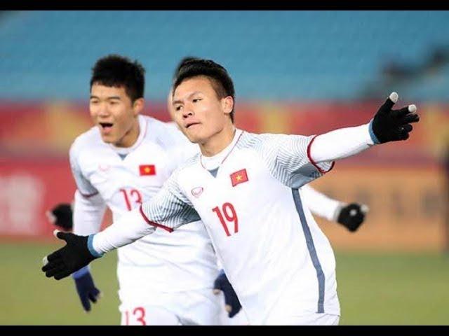 Highlight + Penalty U23 Vietnam vs U23 Qatar -  Fox Sport (Semi - final U23 Championship)