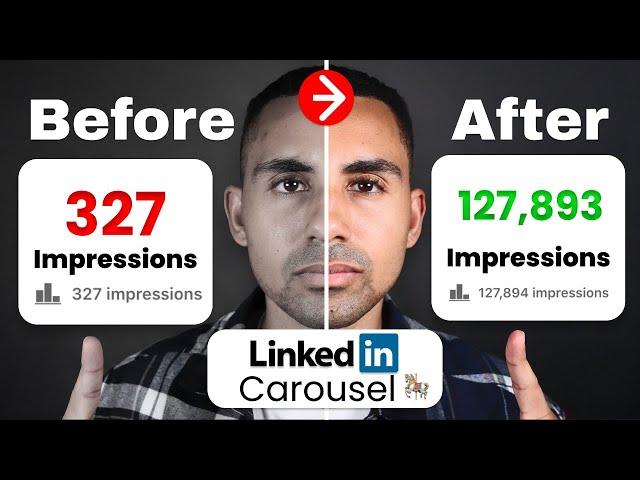 How to Create a LinkedIn Carousel Post with 20K+ Impressions/post? (2024 Tutorial)