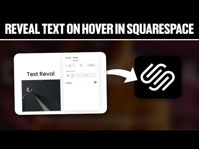 How To Reveal Text on Hover Image in Squarespace 2024! (Full Tutorial)