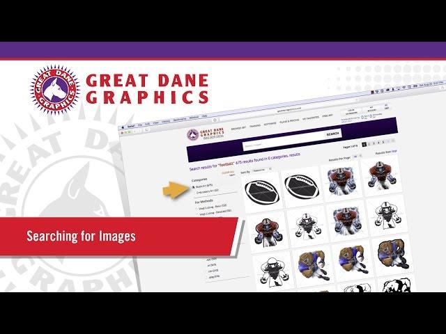 How to Search for Art Images on Great Dane Graphics