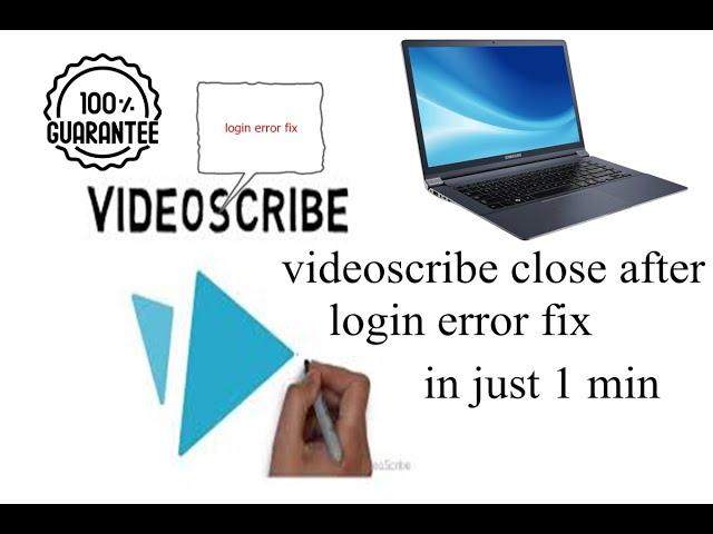 [SOLVED]how to fix videoscribe error fix close after login 2020  trick.