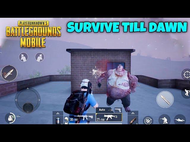 PUBG MOBILE - ZOMBIE MODE ( SURVIVE TILL DAWN ) - ULTRA GRAPHICS GAMEPLAY