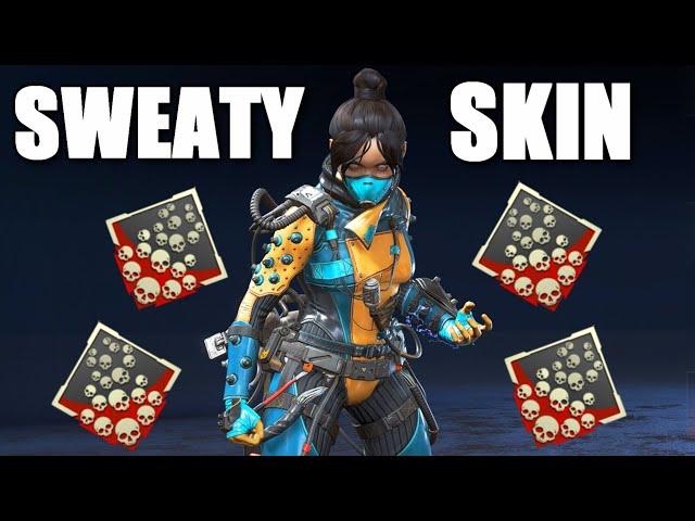 The NEW Sweaty Wraith Skin in Apex Legends