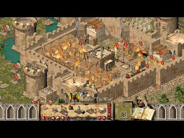 Defeat Saladin in Stronghold Crusader?