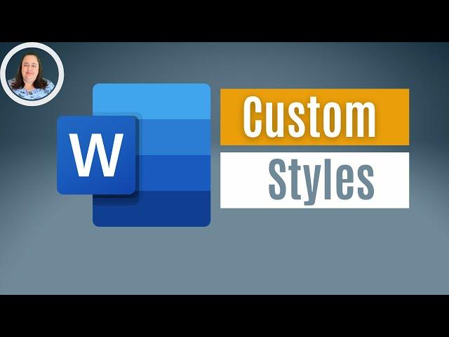 Creating Custom Styles In Microsoft Word