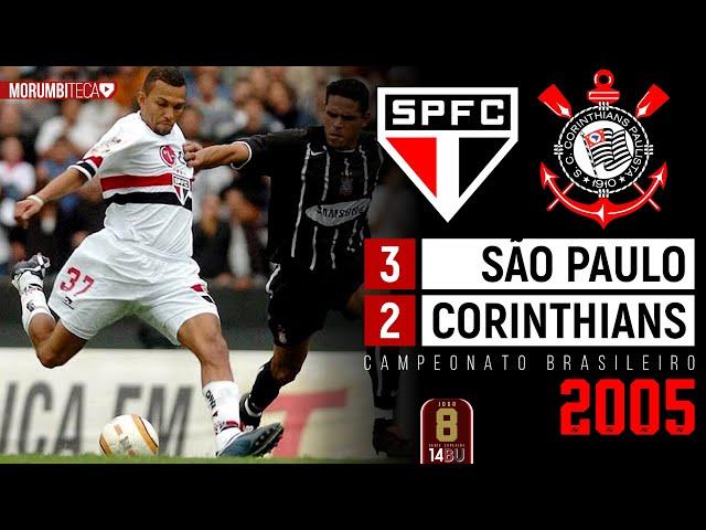 São Paulo 3x2 Corinthians - 2005 - O RIVAL ESTREOU NILMAR, MAS AMOROSO FOI O DONO DO 8º JOGO DO TABU