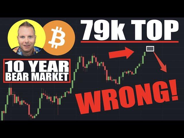 Bitcoin: $79k Top & A 10 YEAR Bear Market? - Crypto Crew University DEBUNKED! (BTC)