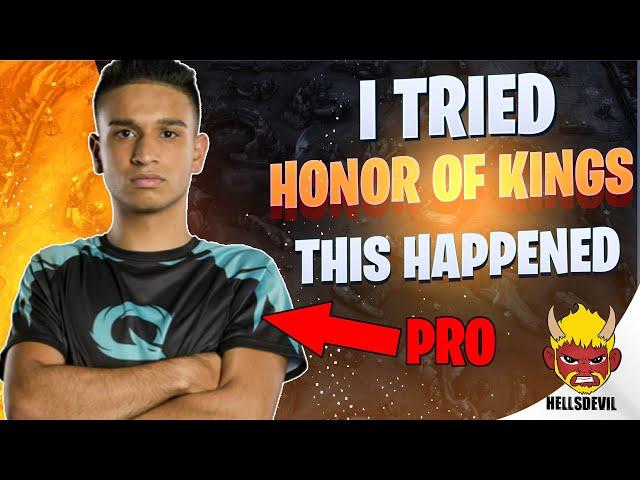 I Tried Honor of Kings as a Moba PRO and This Happened...