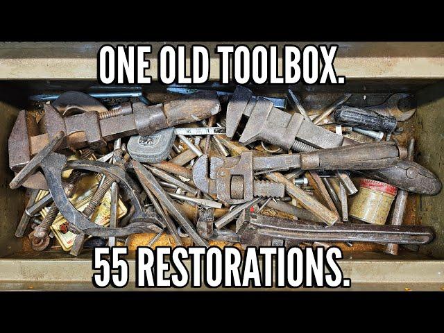 I Bought an Old Toolbox Filled with Dozens of Rusty Antiques to Restore. Was it Worth it?