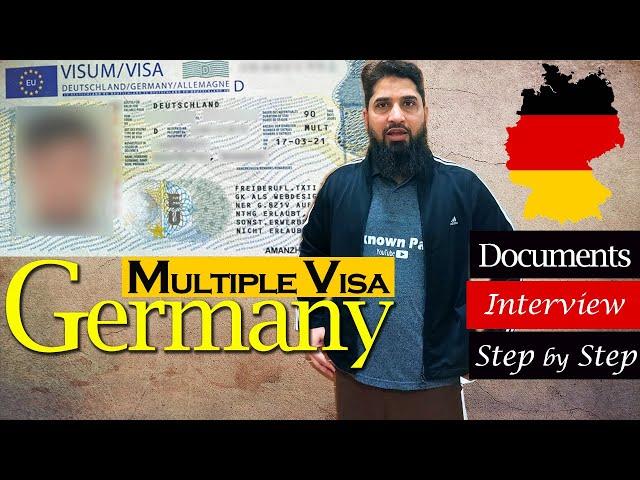 Europe Multi-entry Visa | Germany Visa Step by Step | Schengen Visa Documents | Visa Interview