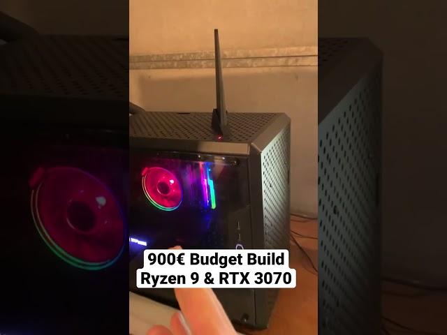 •900€ Compact Budget Build /w Ryzen 9 3900XT & RTX 3070•