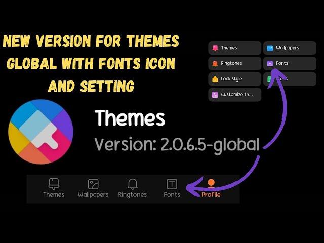NEW UPDATE FOR MIUI THEMES GLOBAL WITH FONTS ICON AND SETTING (V-2.0.6.5)