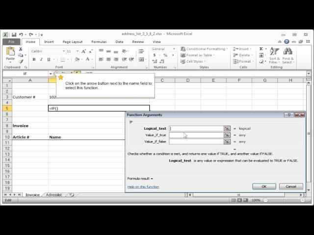 Excel: The excel ISERROR function