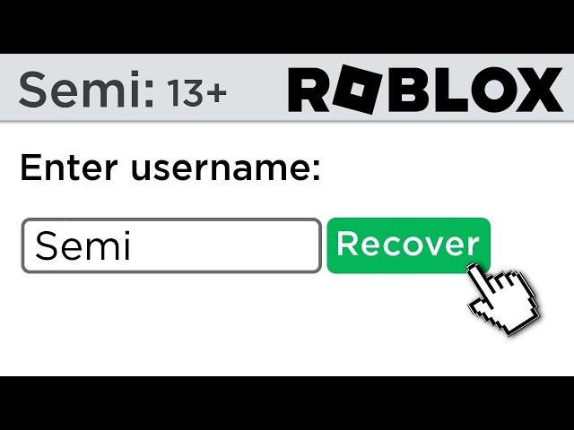 How To RECOVER Roblox Accounts Without Email Or Phone Number (2024) - Get Your Roblox Account Back