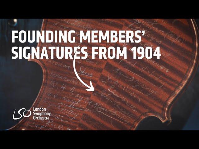 From the Archive: A violin signed by 43 original LSO Members