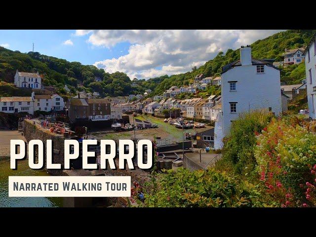 POLPERRO, Cornwall | 4K Narrated Walking Tour | Let's Walk 2023