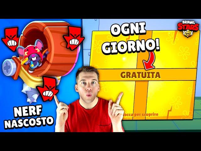  REGALO GIORNALIERO GARANTITO,  NERF MOE NASCOSTO! | Brawl Stars ITA