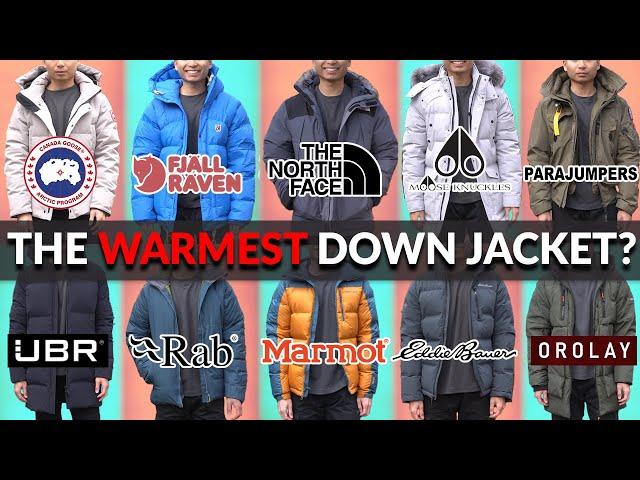 Which Brand Makes The WARMEST DOWN JACKET?