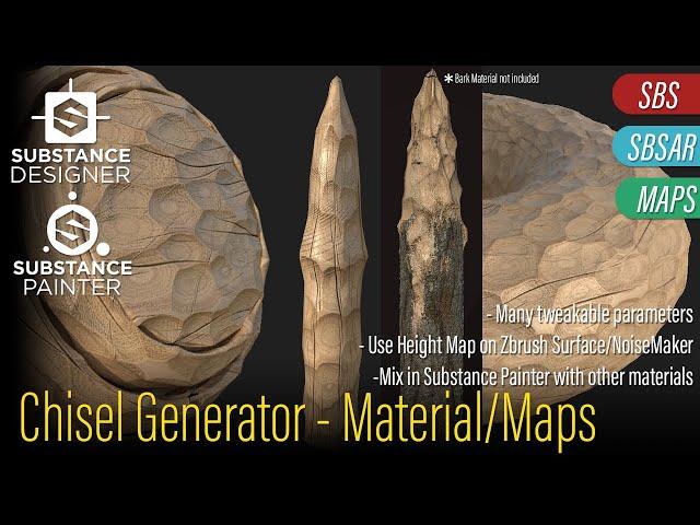 Substance Painter - Chiselator - How to use it