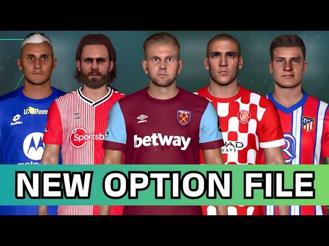 PES 2017 | New Option File 2024 - Summer Transfers (August 2024)