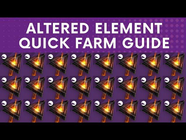 How to farm Altered Element for Umbral Emgrams Quick and Easy | Destiny 2 | PS4