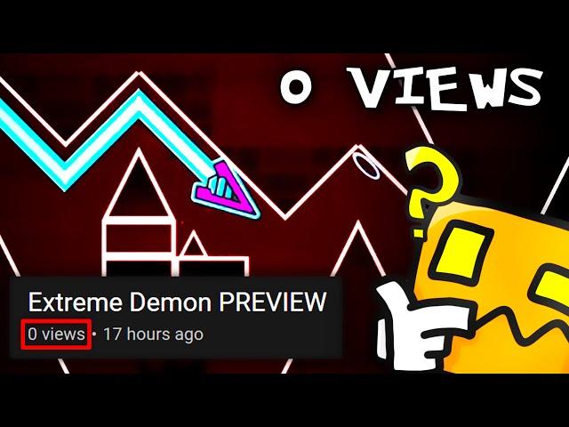 Reacting to Geometry Dash Previews with 0 Views