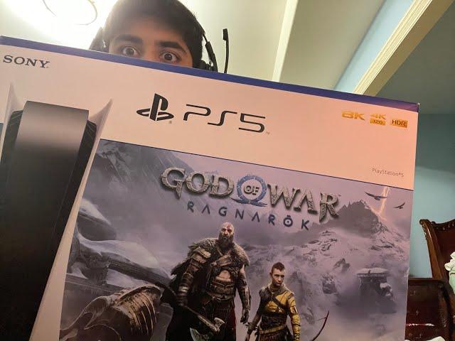 PS5 GOD OF WAR RAGNAROK BUNDLE UNBOXING!!!