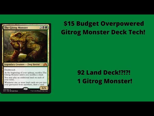 Budget $15 Overpowered Gitrog Monster EDH Deck Tech!