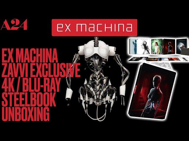 Ex Machina 4k / Bluray Steelbook Unboxing ( Originally a  Patreon Early Access Video)