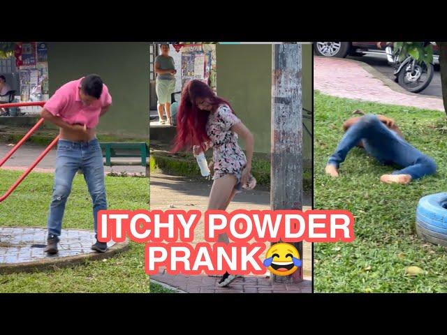 Itchy powder prank