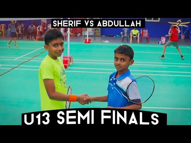 Sherif vs Abdullah | Open To All Kid's Badminton Tournament 2022 | U13 Semi Finals | ARC