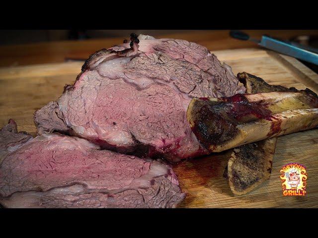 MasterBuilt 560 | Bone Marrow Roasted Prime Rib | Get Out and Grill!