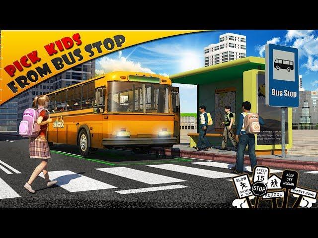 School Bus Driver 3D Sim (By Tap2Play, LLC) Android Gameplay