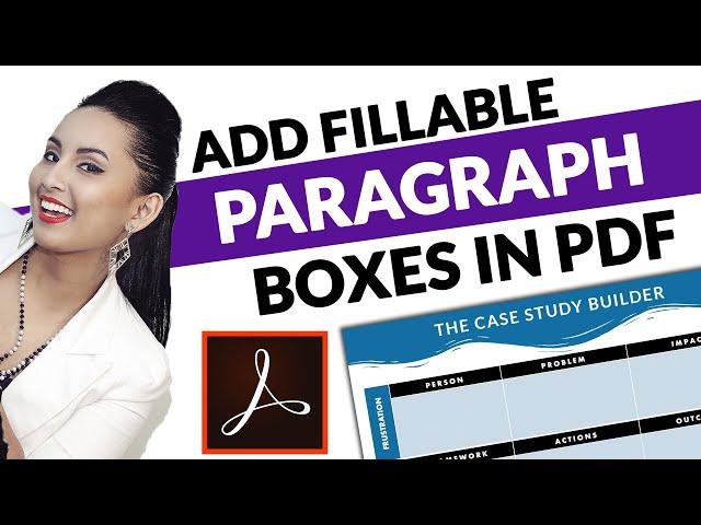 How to Add a Fillable Paragraph Field in PDF Using Adobe Acrobate Pro DC