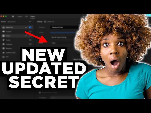 Premiere Pro 2022 Export Settings - NEW UPDATE