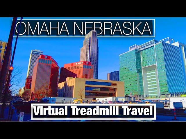 City Walks - Omaha Nebraska Virtual Treadmill Travel Tour - Virtual Walking Tour and Workout