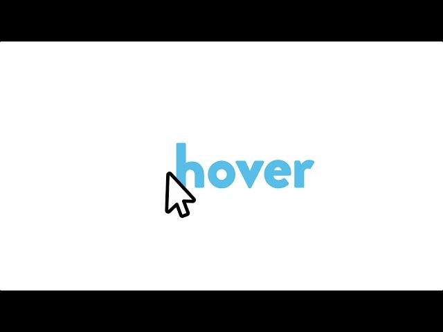 Hover - Automated Cursor and Button Animation for After Effect