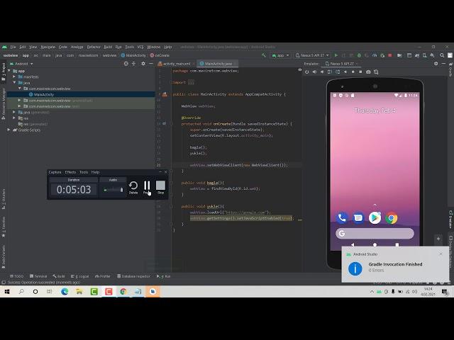 Web Sitenizi Mobil Uygulama Yapın | Android Studio WebView Uygulaması Yapma