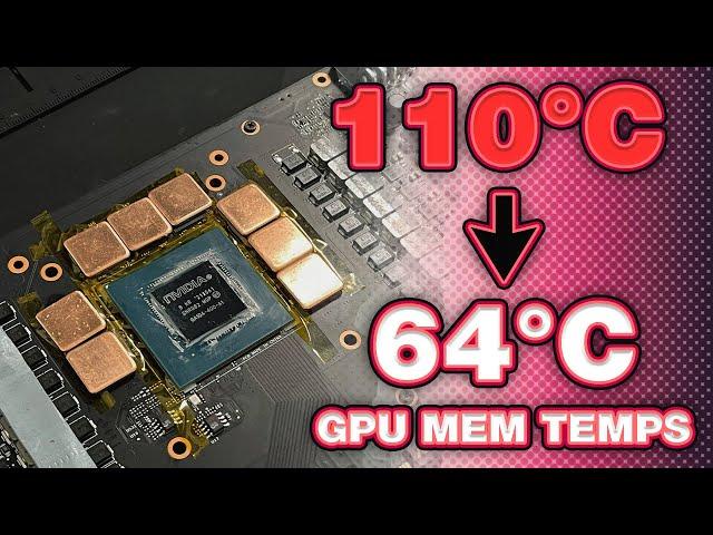 I Copper Modded An RTX 3070 Ti.  Memory Temperature Dropped 45 Degrees! This Is How. (110C to 64C)