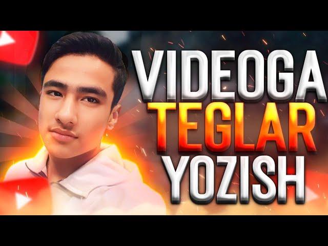 VIDEOGA TEGLAR YOZISH️|  TEG YOZISH|