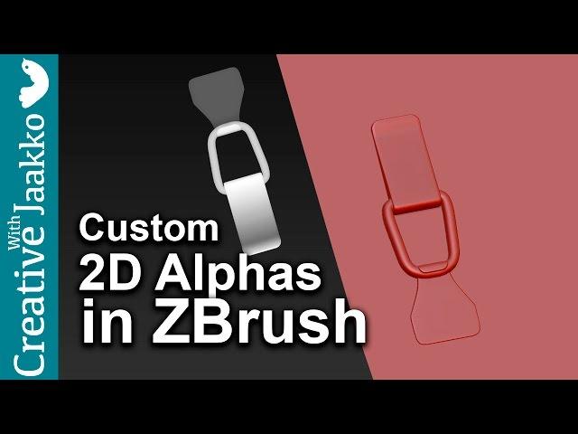 Custom Alphas in ZBrush tutorial
