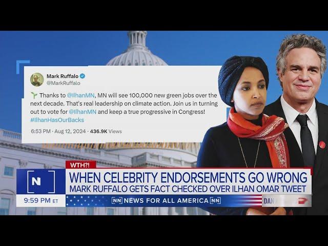 Mark Ruffalo’s Ilhan Omar endorsement gets viral fact check | Dan Abrams Live