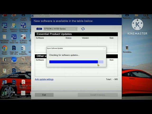 Epson L14150/L3210 Auto Update Settings